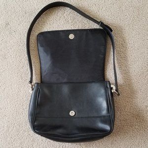 New Black Leather Purse